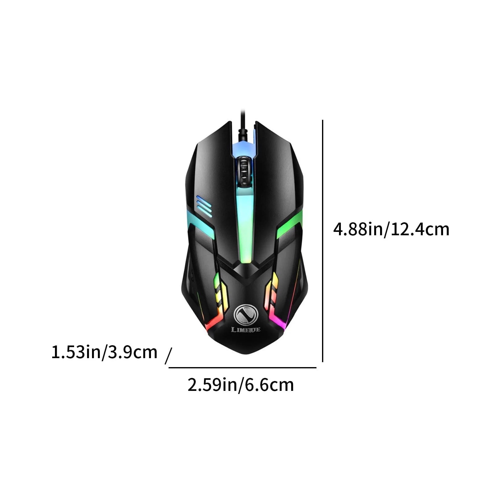 Keyboard, Luminous Keyboard and Mouse Set Hovering Keyboard Mechanical Feeling Gaming Mouse and Keyboard Colourful RGB Lights Wired Keyboard Wired Mouse, Christmas Gifts for Him/Her