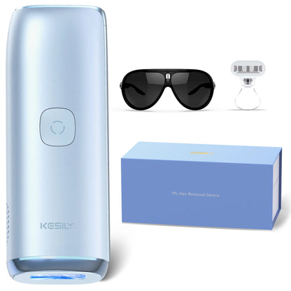 KESILY by OVUTEK Laser Hair Removal IPL for Women and Men, Sapphire Ice-Cooling, Nearly Painless and Permanent Hair Removal Device at Home Comfort