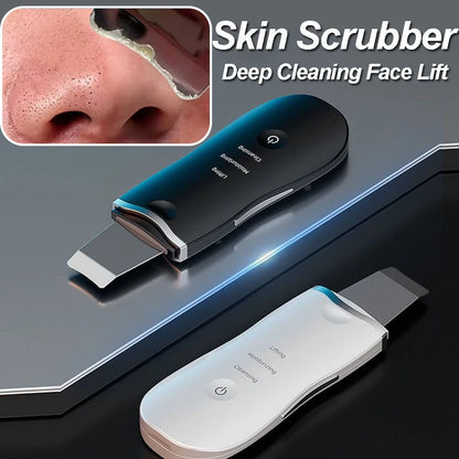 Electric Skin Scrubber for Deep Cleansing and Blackhead Removal with Lifting Ion Technology
