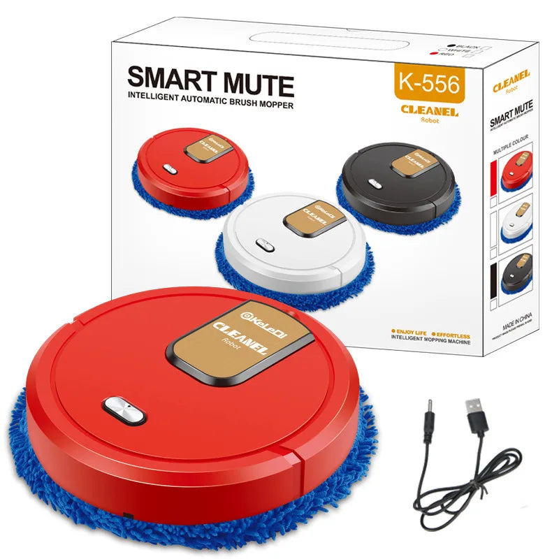Smart Sweeping and Mop Robot Vacuum Cleaner Dry and Wet Mopping Rechargeable Robot Home Appliance with Humidifying Spray