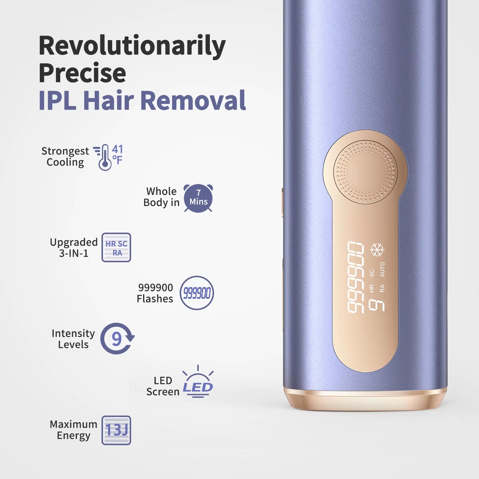 990000 Flash Laser Epilator IPL Hair Removal for Men and Women Body Bikini Facial Permanant Painless IPL Hair Remover Machine