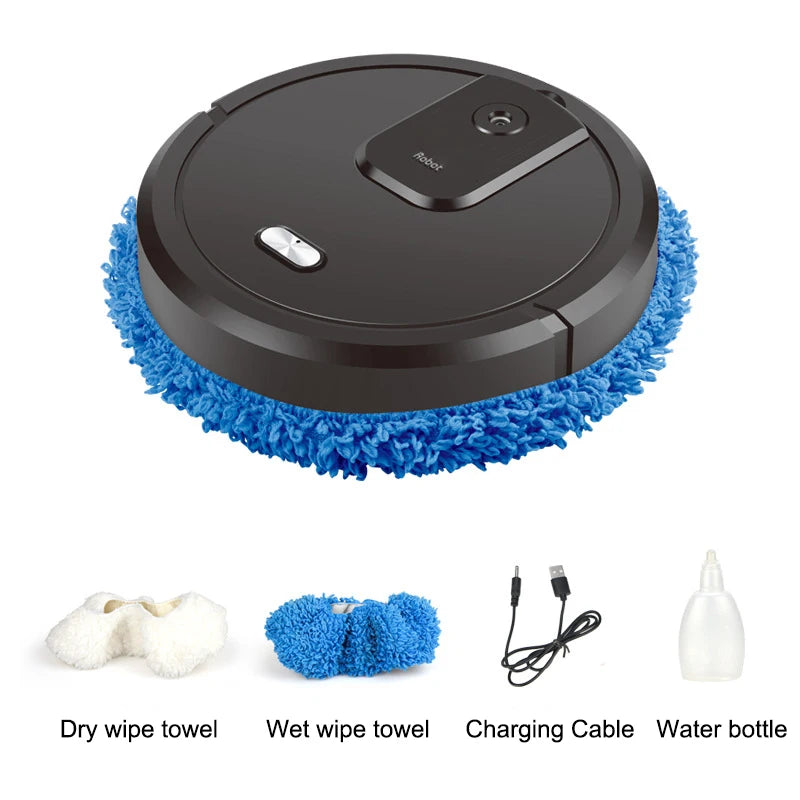 Smart Sweeping and Mop Robot Vacuum Cleaner Dry and Wet Mopping Rechargeable Robot Home Appliance with Humidifying Spray