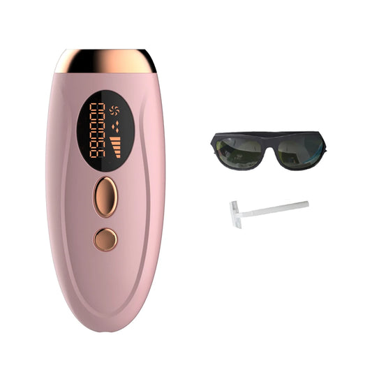 Professional Permanent Laser Hair Removal Device with 999,999 Flashes - Painless Epilator for Women's Body, Facial, Legs, and Bikini Line