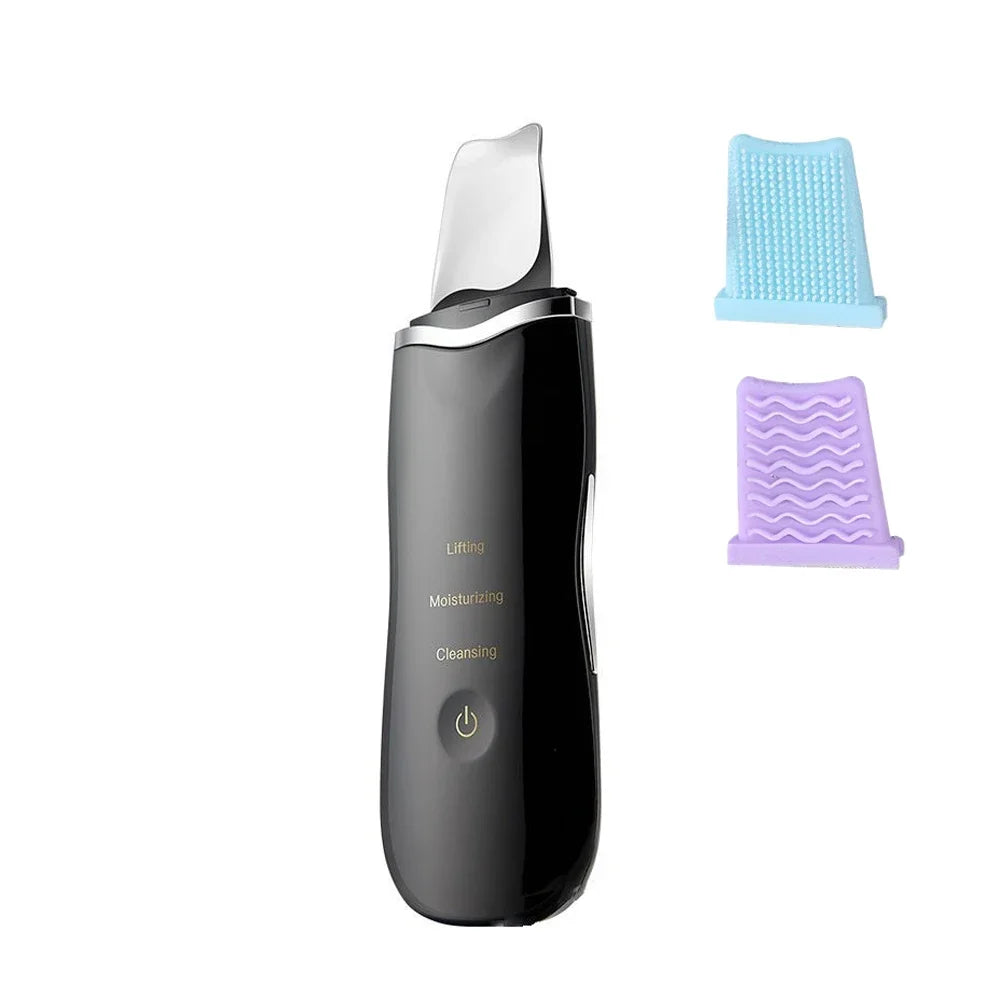 Electric Skin Scrubber for Deep Cleansing and Blackhead Removal with Lifting Ion Technology