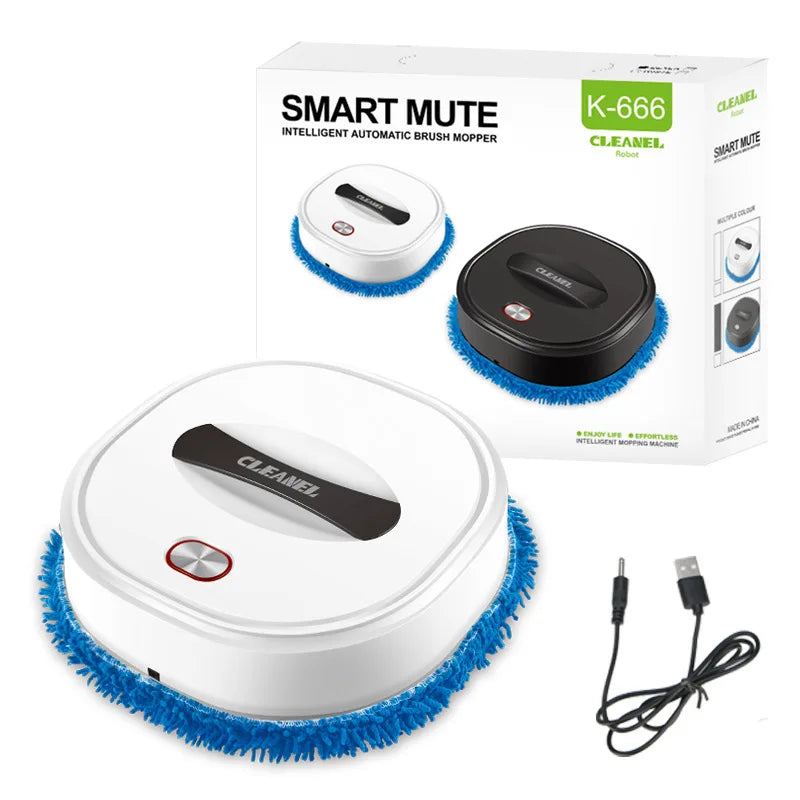 Smart Sweeping and Mop Robot Vacuum Cleaner Dry and Wet Mopping Rechargeable Robot Home Appliance with Humidifying Spray